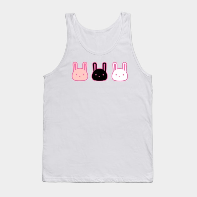 The three bunnies Tank Top by Potato_pinkie_pie